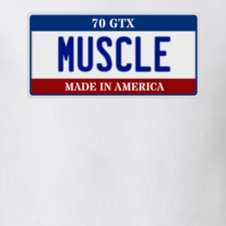 1970 Plymouth GTX Muscle Car License Plate T Shirt