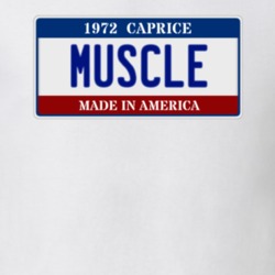 1972 Chevy Caprice Muscle Car License Plate T Shirt