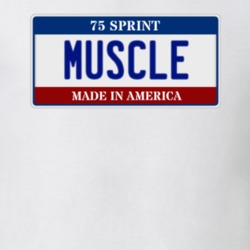 1975 GMC Sprint Muscle Car License Plate T Shirt