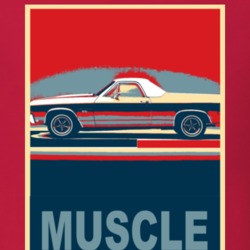 1971 Chevrolet El Camino Ss Muscle Car Hope Style T Shirt