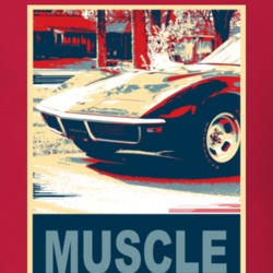 1972 Chevrolet Corvette Muscle Car Hope Style T Shirt