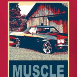 1973 Chevrolet El Camino Ss Muscle Car Hope Style T Shirt