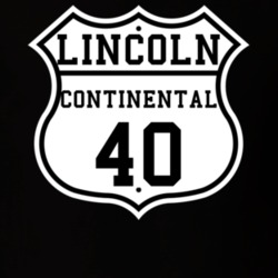 Highway Route 1940 Lincoln Continental Classic Car T Shirt