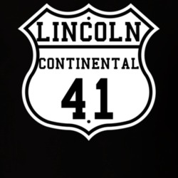 Highway Route 1941 Lincoln Continental Classic Car T Shirt