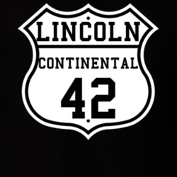 Highway Route 1942 Lincoln Continental Classic Car T Shirt