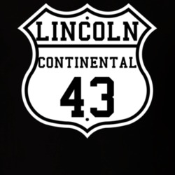 Highway Route 1943 Lincoln Continental Classic Car T Shirt