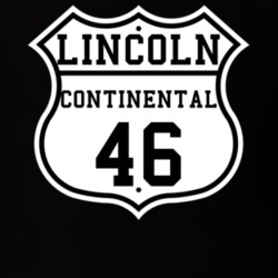 Highway Route 1946 Lincoln Continental Classic Car T Shirt