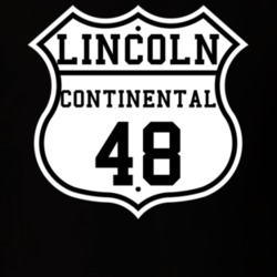 Highway Route 1948 Lincoln Continental Classic Car T Shirt