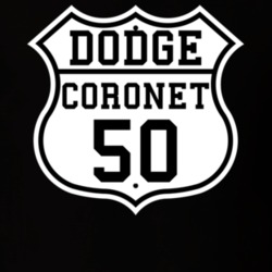 Highway Route 1950 Dodge Coronet Classic Car T Shirt