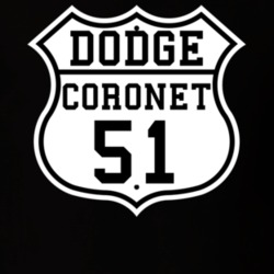 Highway Route 1951 Dodge Coronet Classic Car T Shirt
