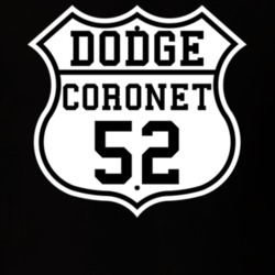 Highway Route 1952 Dodge Coronet Classic Car T Shirt