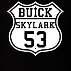 Highway Route 1953 Buick Skylark Classic Car T Shirt