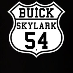 Highway Route 1954 Buick Skylark Classic Car T Shirt