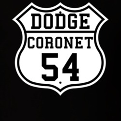 Highway Route 1954 Dodge Coronet Classic Car T Shirt