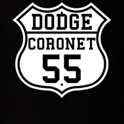 Highway Route 1955 Dodge Coronet Classic Car T Shirt