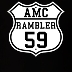 Highway Route 1959 AMC Rambler Classic Car T Shirt