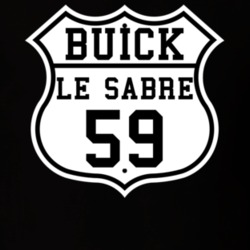 Highway Route 1959 Buick Le Sabre Classic Car T Shirt