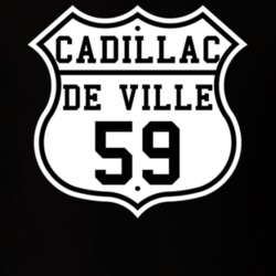 Highway Route 1959 Cadillac De Ville Classic Car T Shirt