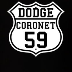 Highway Route 1959 Dodge Coronet Classic Car T Shirt