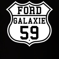Highway Route 1959 Galaxie Classic Car T Shirt
