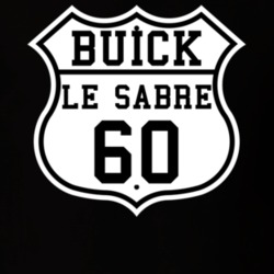 Highway Route 1960 Buick Le Sabre Classic Car T Shirt