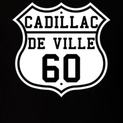 Highway Route 1960 Cadillac De Ville Classic Car T Shirt