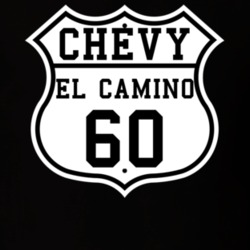 Highway Route 1960 Chevrolet El Camino Classic Car T Shirt