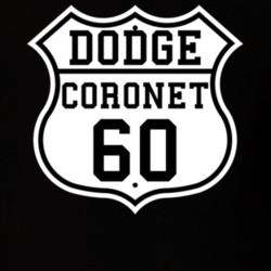 Highway Route 1960 Dodge Coronet Classic Car T Shirt