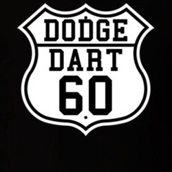 Highway Route 1960 Dodge Dart Classic Car T Shirt