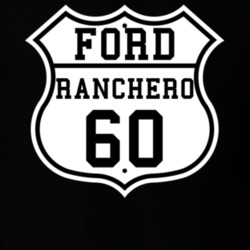 Highway Route 1960 Ranchero Classic Car T Shirt