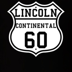 Highway Route 1960 Lincoln Continental Classic Car T Shirt