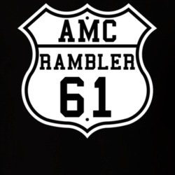 Highway Route 1961 AMC Rambler Classic Car T Shirt