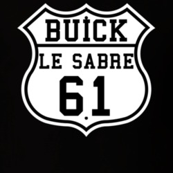 Highway Route 1961 Buick Le Sabre Classic Car T Shirt