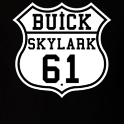 Highway Route 1961 Buick Skylark Classic Car T Shirt