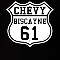 Highway Route 1961 Chevy Biscayne Classic Car T Shirt