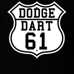 Highway Route 1961 Dodge Dart Classic Car T Shirt