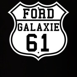 Highway Route 1961 Galaxie Classic Car T Shirt