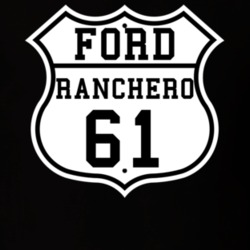 Highway Route 1961 Ranchero Classic Car T Shirt
