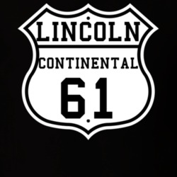 Highway Route 1961 Lincoln Continental Classic Car T Shirt