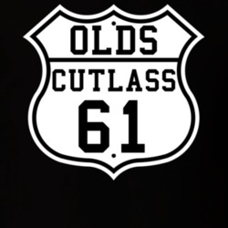 Highway Route 1961 Oldsmobile CutlaSS Classic Car T Shirt