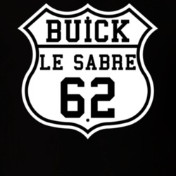 Highway Route 1962 Buick Le Sabre Classic Car T Shirt