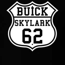 Highway Route 1962 Buick Skylark Classic Car T Shirt