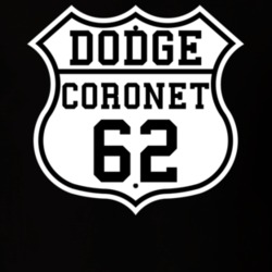 Highway Route 1962 Dodge Coronet Classic Car T Shirt