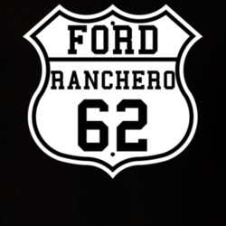 Highway Route 1962 Ranchero Classic Car T Shirt