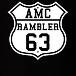 Highway Route 1963 AMC Rambler Classic Car T Shirt