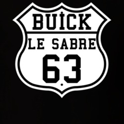 Highway Route 1963 Buick Le Sabre Classic Car T Shirt