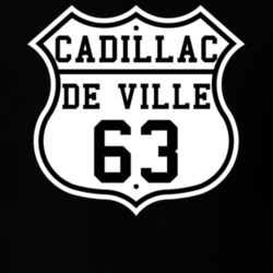 Highway Route 1963 Cadillac De Ville Classic Car T Shirt