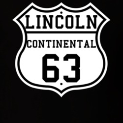 Highway Route 1963 Lincoln Continental Classic Car T Shirt
