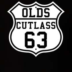 Highway Route 1963 Oldsmobile CutlaSS Classic Car T Shirt