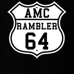 Highway Route 1964 AMC Rambler Classic Car T Shirt
